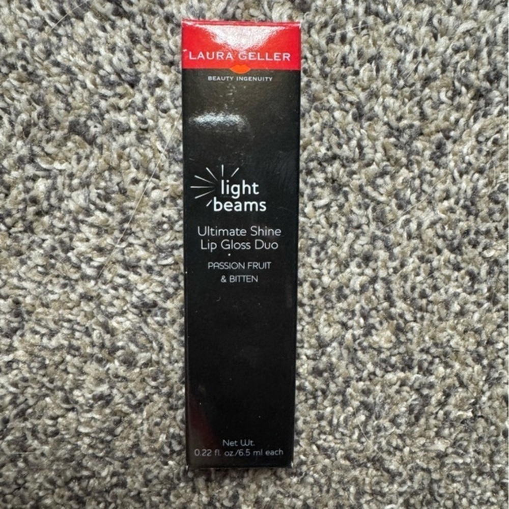 Laura Geller Light Beams Lip Gloss Duo - Passionfruit & Bitten